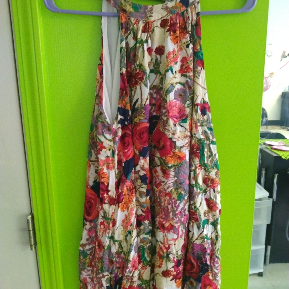 Butterflower small floral mini dress